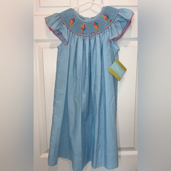 Velani Classics Kite Smocked Dress NWT - Picture 1 of 3